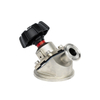Válvula de fondo de tanque DIN Sanitary SS304 Ultra Clean Tri-clamp