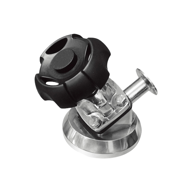 Válvula de fondo de tanque DIN Sanitary SS304 Ultra Clean Tri-clamp