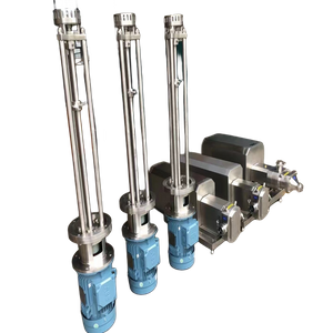 Bomba de emulsión emulsionante móvil de alta velocidad de acero inoxidable con convertidor de frecuencia