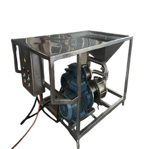 Bomba de emulsión mezcladora de fondo magnético en línea de bajo cizallamiento sanitario de acero inoxidable con motor ABB 