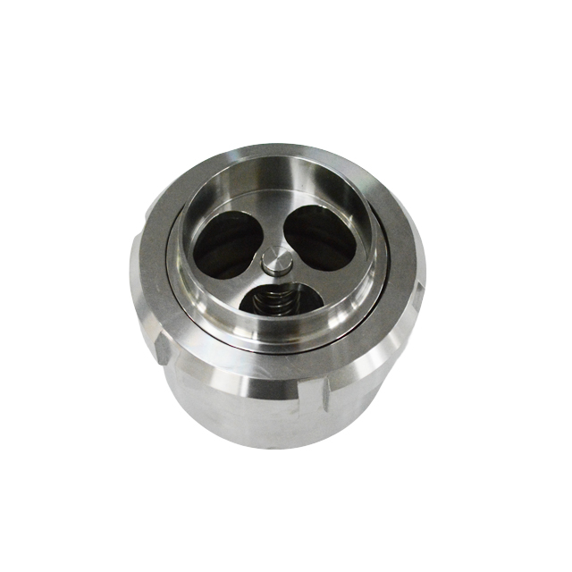 Cuerpo de unión de válvula de retención higiénico de alta calidad de acero inoxidable