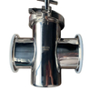 Filtro magnético de triple abrazadera purificador de alto flujo de acero inoxidable 304 para la industria química fina