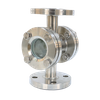 Indicador de flujo de líquido de mirilla circular de acero inoxidable