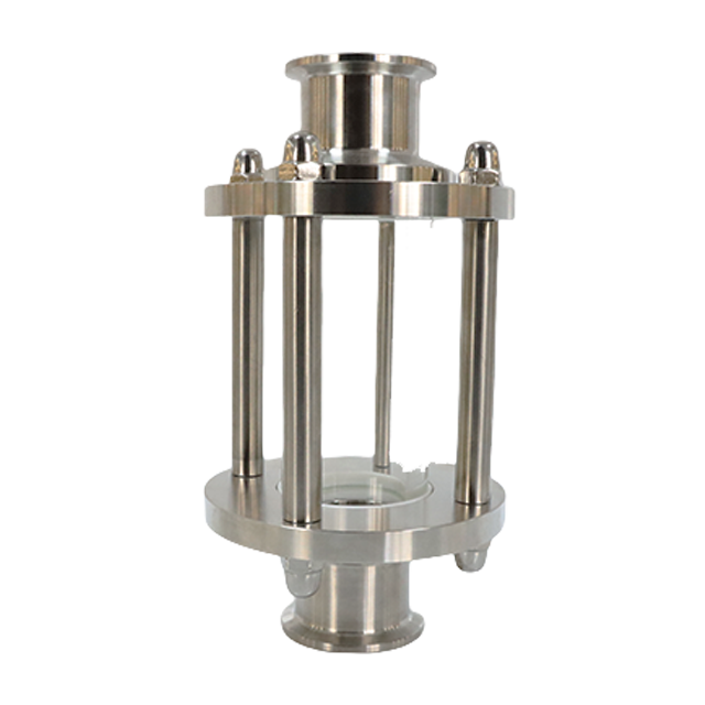 Mirilla en línea tubular sanitaria Triclamp de acero inoxidable SS316L