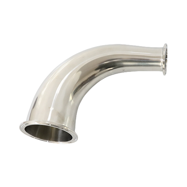 Codo Triclamp de 90 grados SMS 3A 3A JN-FT-20 3004 de gran diámetro de acero inoxidable