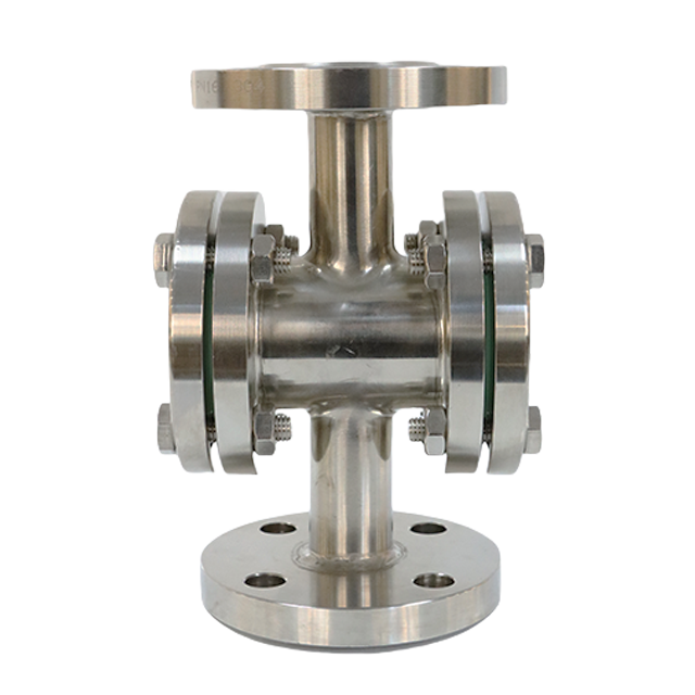 Indicador de flujo de líquido de mirilla circular de acero inoxidable