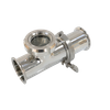 Vidrio de flujo de vista longitudinal sujetado con abrazadera de alto rendimiento de acero inoxidable SS304 