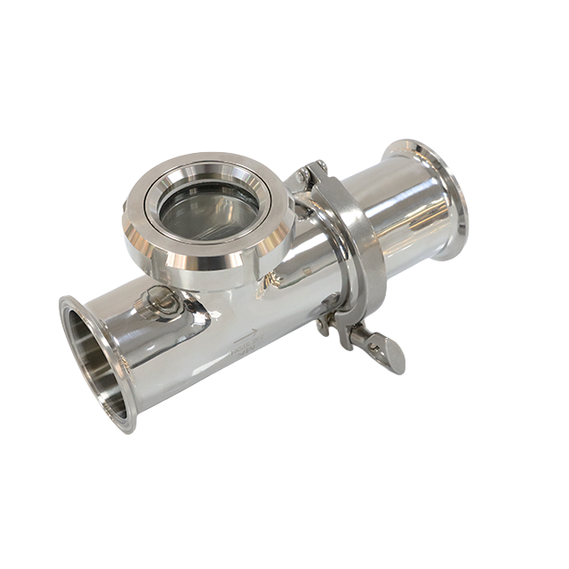 Vidrio de flujo de vista longitudinal sujetado con abrazadera de alto rendimiento de acero inoxidable SS304 
