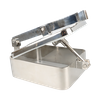 Espejo rectangular de apertura rápida de calidad alimentaria con orificio de mano cuadrado de boca de inspección de acero inoxidable DN600 