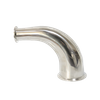 Codo Triclamp de 90 grados SMS 3A 3A JN-FT-20 3004 de gran diámetro de acero inoxidable