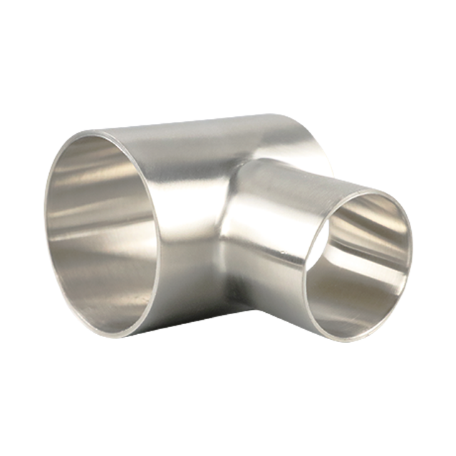 Camiseta de tubo de tres vías pulida ISO L7WWW AS1528.3 higiénica de acero inoxidable JN-FT-23 8007