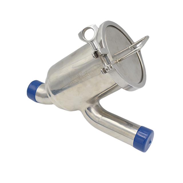 Filtro sanitario de trampa de suciedad de acero inoxidable con malla de alambre fino