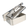 Espejo rectangular de apertura rápida de calidad alimentaria con orificio de mano cuadrado de boca de inspección de acero inoxidable DN600 
