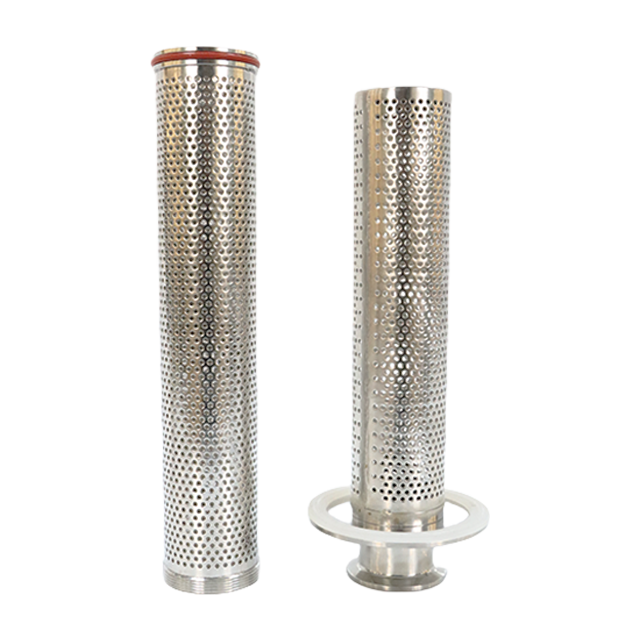 Equipo de filtración de tamices de filtro de micras de cartucho de acero inoxidable de gama alta