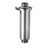Filtro de tipo recto de hilo higiénico de tratamiento de aguas de acero inoxidable