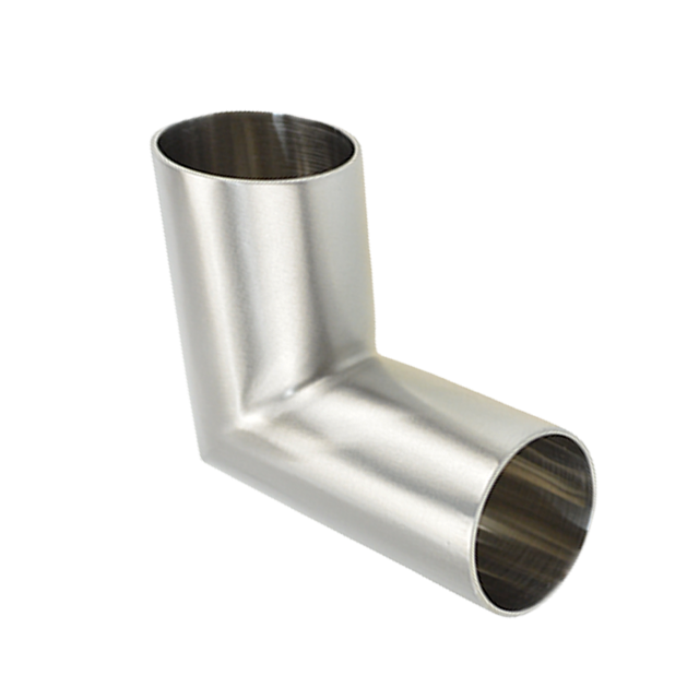 Acero inoxidable S2CKW DIN11851 BPE JN-FT-20 7005 Codo de soldadura de 90 grados estándar 