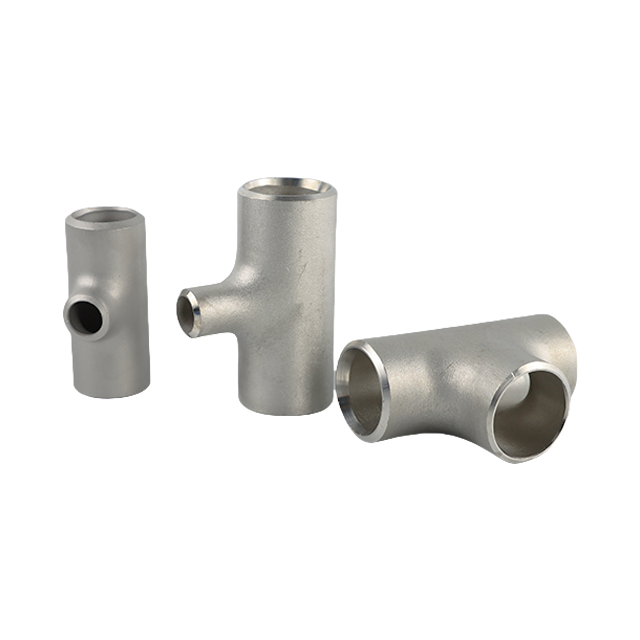 Tubo en T igual con ajuste reductor sin costura Gaviota DIN BPE.BS4825 programado de acero inoxidable