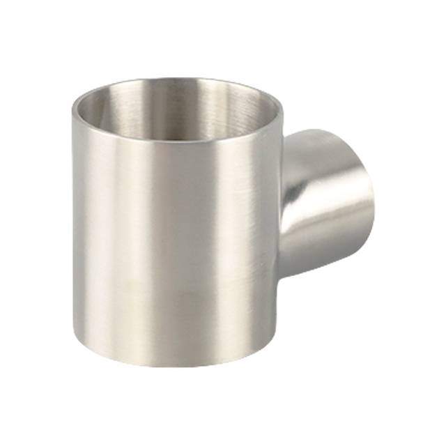 Camiseta de tubo de tres vías pulida ISO L7WWW AS1528.3 higiénica de acero inoxidable JN-FT-23 8007