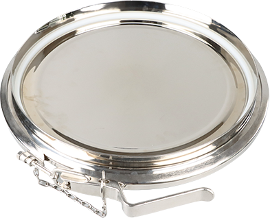  Cubierta de tanque de boca de anillo de hebilla de almacenamiento de apertura rápida higénica de acero inoxidable DN1500