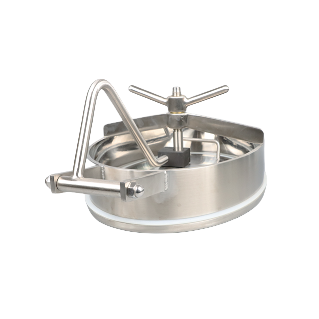 Boca de registro ovalada de la higiene de la tapa de registro del tanque de acero inoxidable de la categoría alimenticia DN400 para las bebidas de la comida
