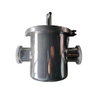 Filtro magnético de abrazadera de tipo abierto rápido de alto flujo de grado higiénico SS304 de acero inoxidable para filtrar bebidas
