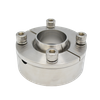 Adaptador de brida forjada aséptica de acero inoxidable sanitario para cuello deslizante 