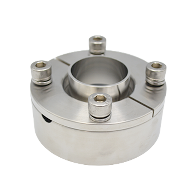 Adaptador de brida forjada aséptica de acero inoxidable sanitario para cuello deslizante 