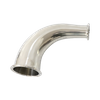 Codo con abrazadera de pierna larga sanitaria de acero inoxidable ISO2037 L2KS AS1528.3 JN-FT-20 5002 45°