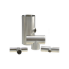 Camiseta sanitaria JN-FT-23 3015 de las instalaciones de tuberías de la soldadura del arreglo rápido de 3A-7RMP ISO1127 del acero inoxidable