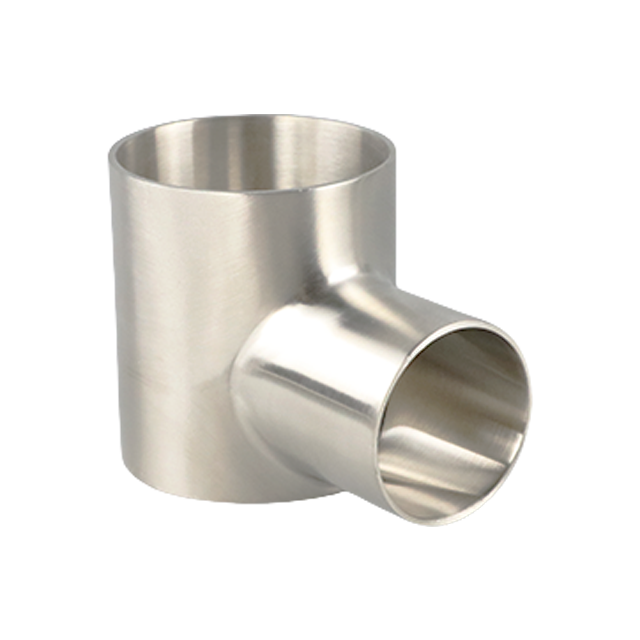Camiseta de tubo de tres vías pulida ISO L7WWW AS1528.3 higiénica de acero inoxidable JN-FT-23 8007