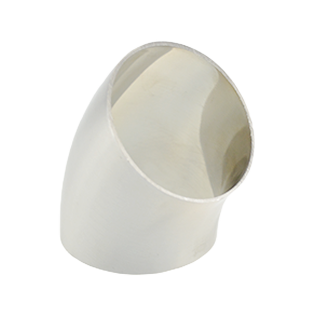 AISI304 Sanitario ISO/IDF BS-BL2W5 BS JN-FT-20 6002 Codo soldado a tope corto de 45° 