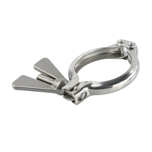  Soporte de tubo TriClamp tipo S resistente de acero inoxidable para tubos de acero 