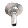 Adaptador de tubo de virola TriClamp de calidad alimentaria de acero inoxidable sanitario
