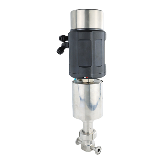 Válvula de control de flujo micro sujeta inteligente de acero inoxidable sanitario 