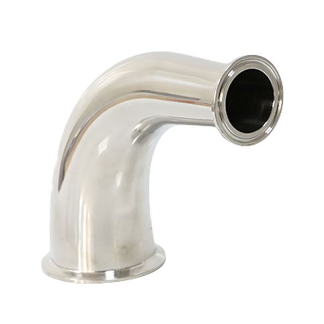 Codo Triclamp de 90 grados SMS 3A 3A JN-FT-20 3004 de gran diámetro de acero inoxidable