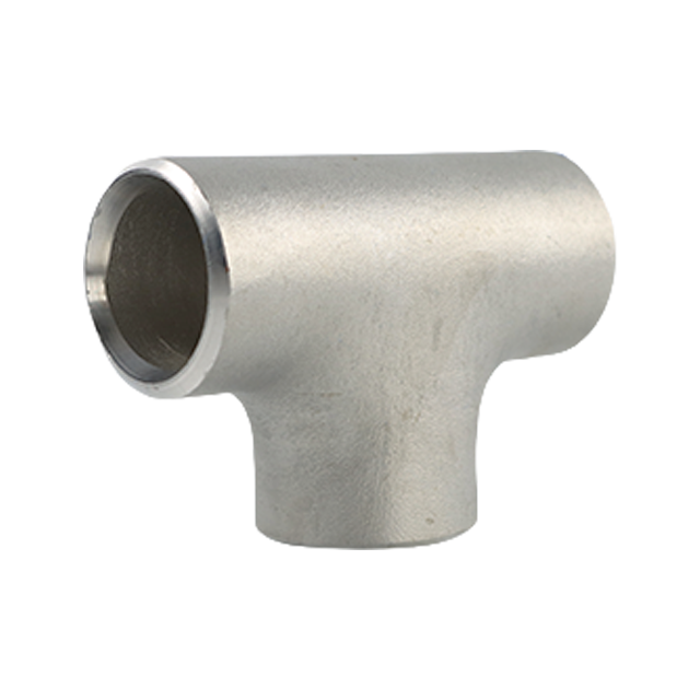 Reductor en T programado para instalación de tuberías de acero inoxidable 7W-AS1528.3 con extremo biselado