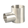 Camiseta de tubo de tres vías pulida ISO L7WWW AS1528.3 higiénica de acero inoxidable JN-FT-23 8007