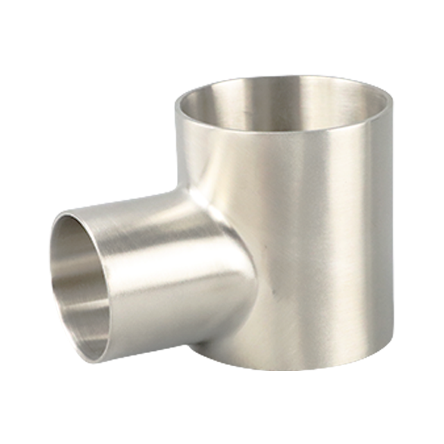 Camiseta de tubo de tres vías pulida ISO L7WWW AS1528.3 higiénica de acero inoxidable JN-FT-23 8007