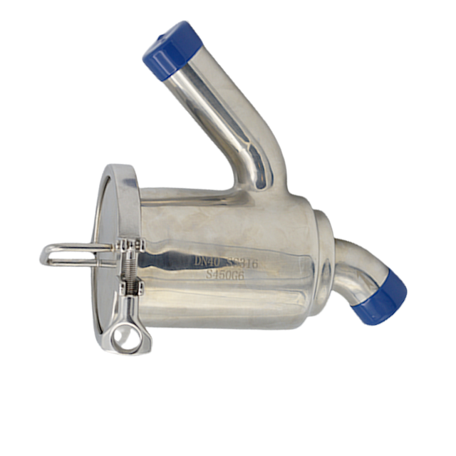 Filtro sanitario de trampa de suciedad de acero inoxidable con malla de alambre fino