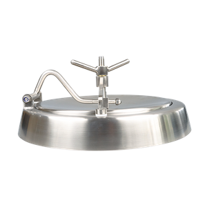 Tapa de registro elíptica sin sombras de acero inoxidable DN800 higiénica, boca de acceso lateral ovalada para tanque de fermentación