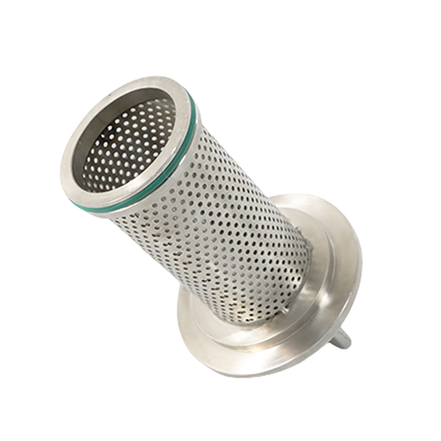 Elemento perforado de filtro sanitario tipo L de acero inoxidable