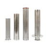 Equipo de filtración de tamices de filtro de micras de cartucho de acero inoxidable de gama alta