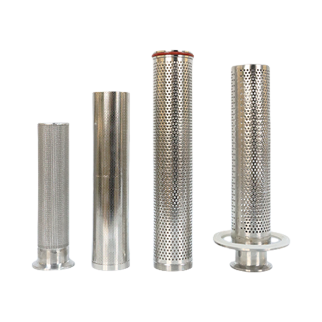 Equipo de filtración de tamices de filtro de micras de cartucho de acero inoxidable de gama alta