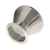 BPE JN-FT-20 7019 ISO/IDF Acero inoxidable 31/32-14MP Reductor de montaje de tubería concéntrico con extremo de soldadura con abrazadera