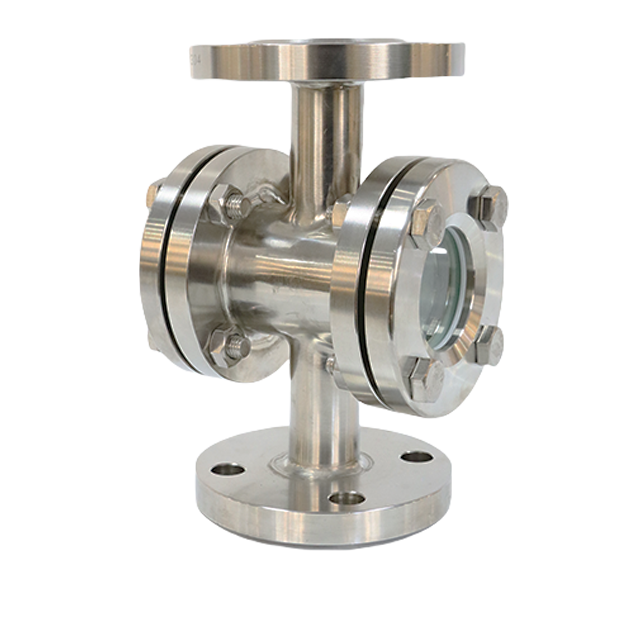 Indicador de flujo de líquido de mirilla circular de acero inoxidable