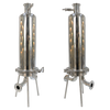 Cárter del filtro sanitario de cartucho único de acero inoxidable pulido