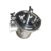 Filtro magnético de abrazadera de tipo abierto rápido de alto flujo de grado higiénico SS304 de acero inoxidable para filtrar bebidas