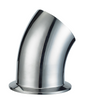 Acero inoxidable sanitario ISO2037 BPE-2KMP BPE JN-FT-20 7003 Codo de abrazadera corta de 45 grados 