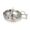 Boca de registro ovalada de la higiene de la tapa de registro del tanque de acero inoxidable de la categoría alimenticia DN400 para las bebidas de la comida