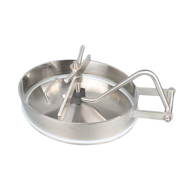 Boca de registro ovalada de la higiene de la tapa de registro del tanque de acero inoxidable de la categoría alimenticia DN400 para las bebidas de la comida
